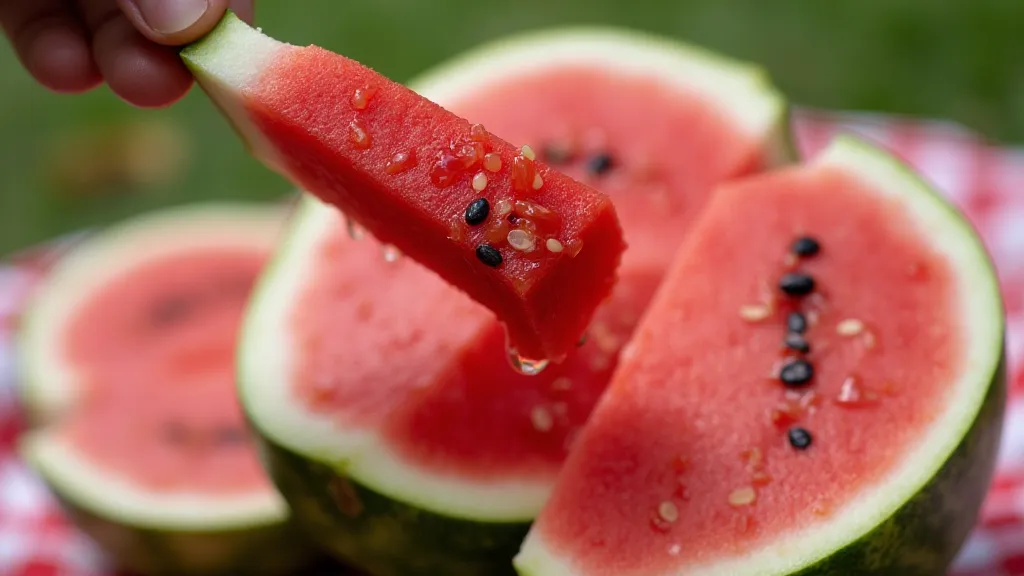 Slice of watermelon